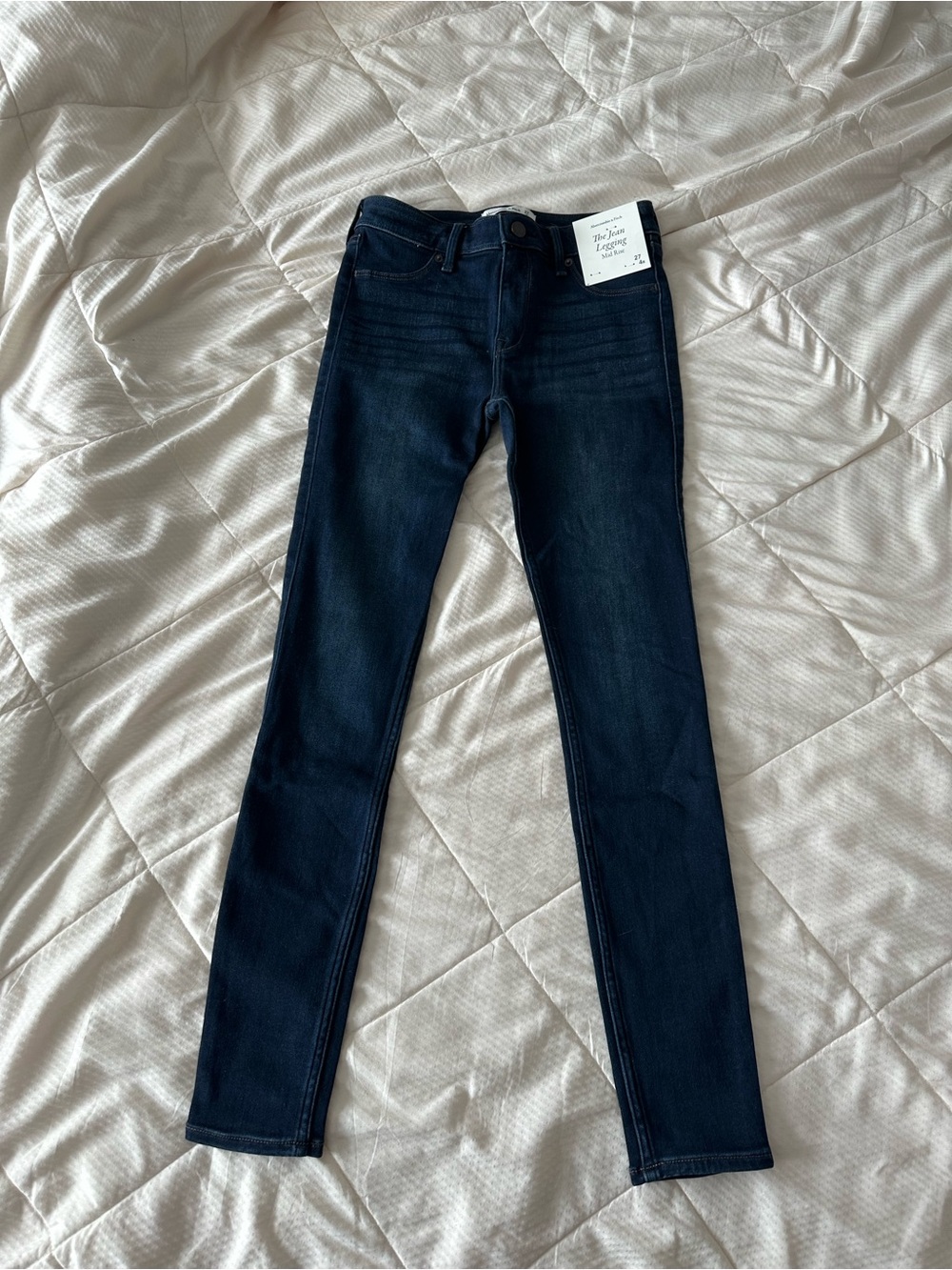 Abercrombie & Fitch Dark Indigo Skinny Jeggings